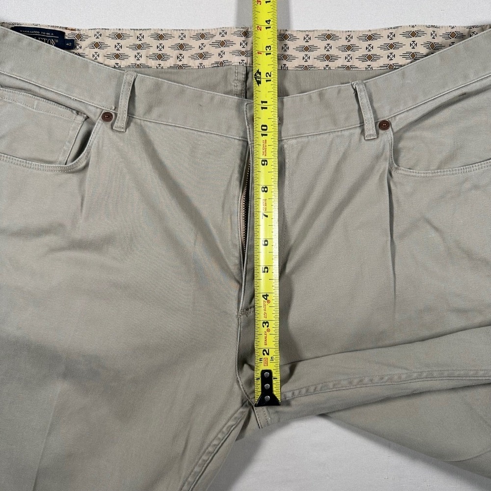 Pendleton Mens Chino Pants‎ 42x30 Tan Khaki Stretch Cotton 5-Pocket Straight Leg - Picture 14 of 15